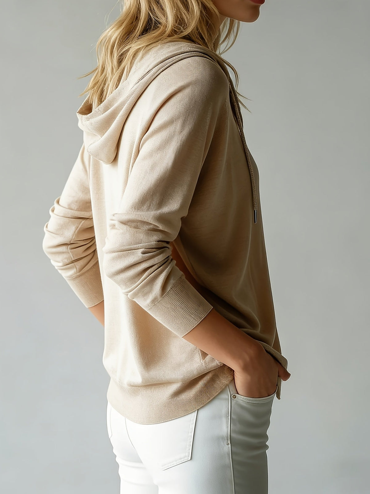 FLORENCE | CREAM HOODED CARDIGAN