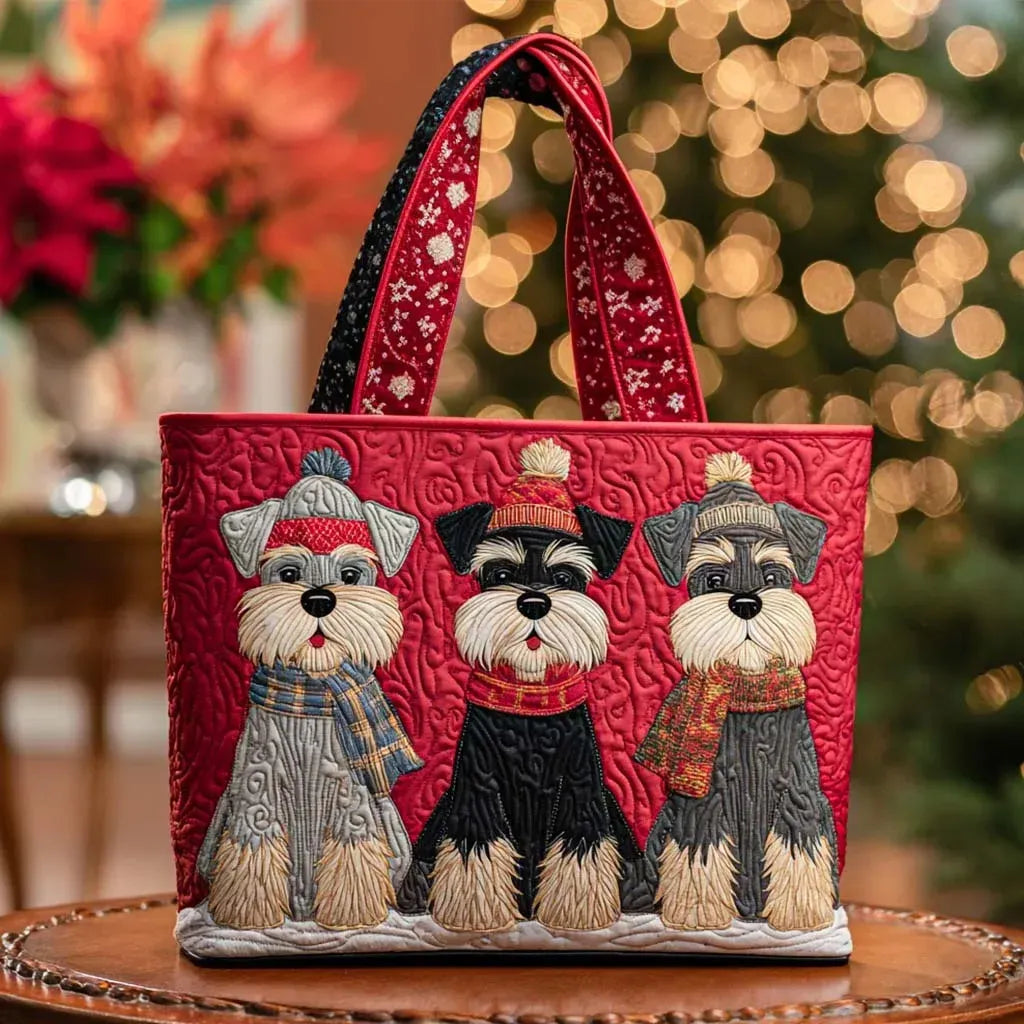 SCARLETT | HANDCRAFTED CHRISTMAS SCHNAUZER BAG