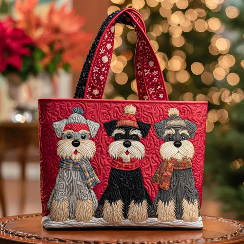 SCARLETT | HANDCRAFTED CHRISTMAS SCHNAUZER BAG