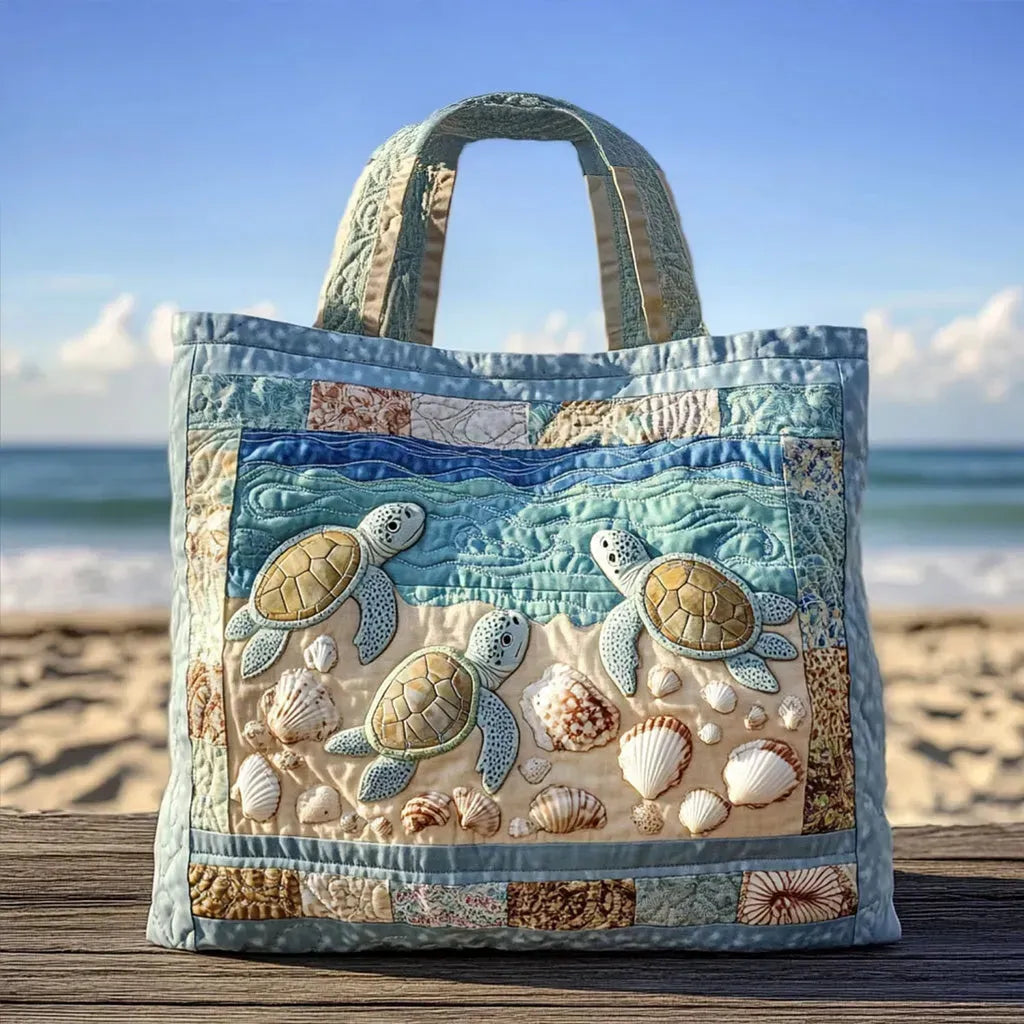 ELEANOR | HANDCRAFTED PRINTED TURTLE BAG