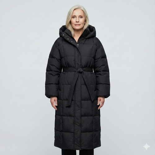MATILDA | LONG BELTED PUFFER COAT