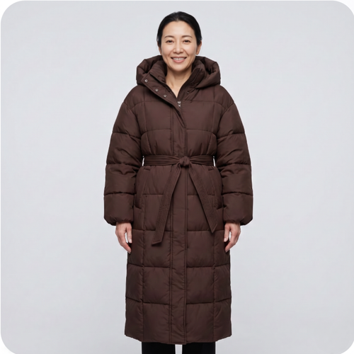 MATILDA | LONG BELTED PUFFER COAT