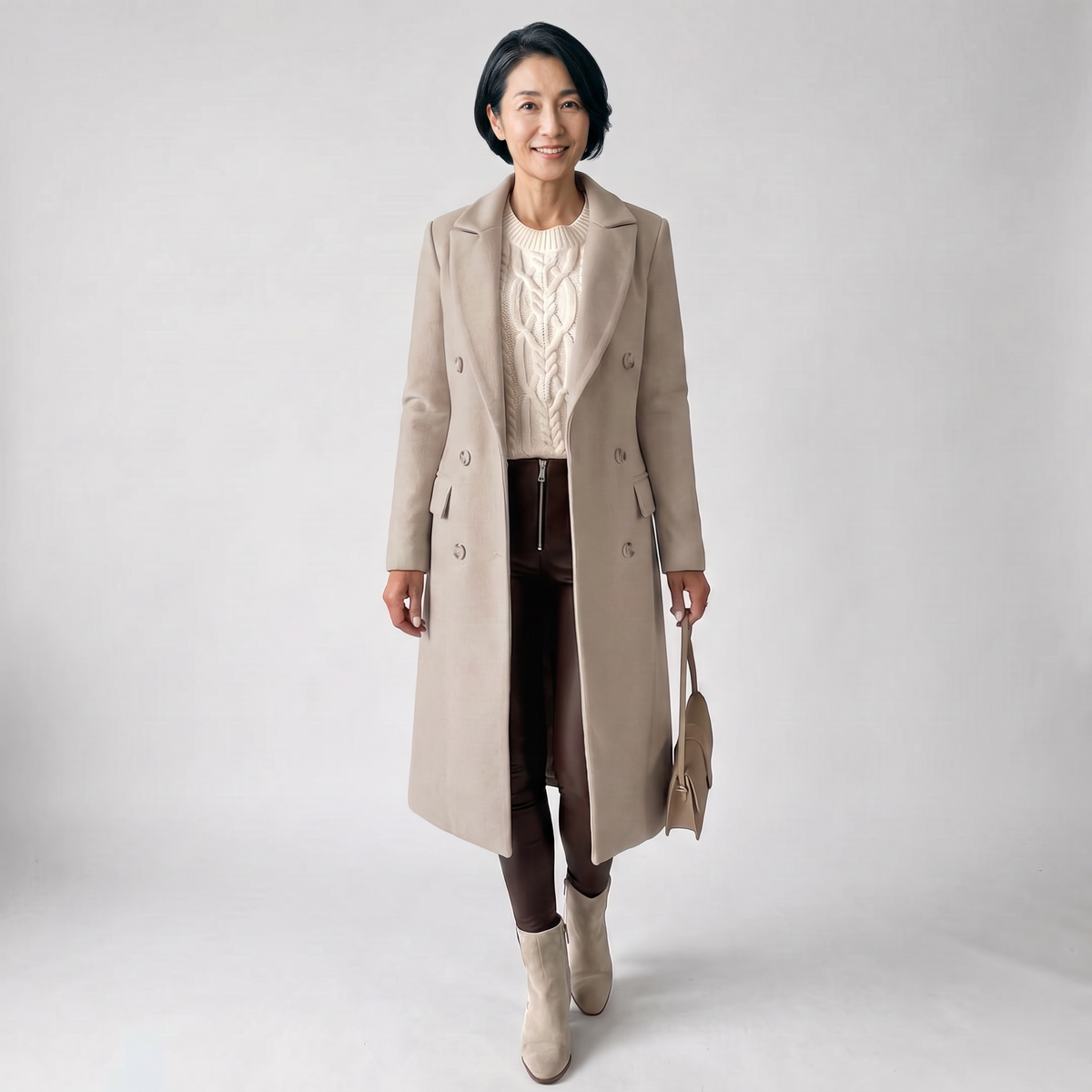 EVIE | ELEGANT LONGLINE COAT