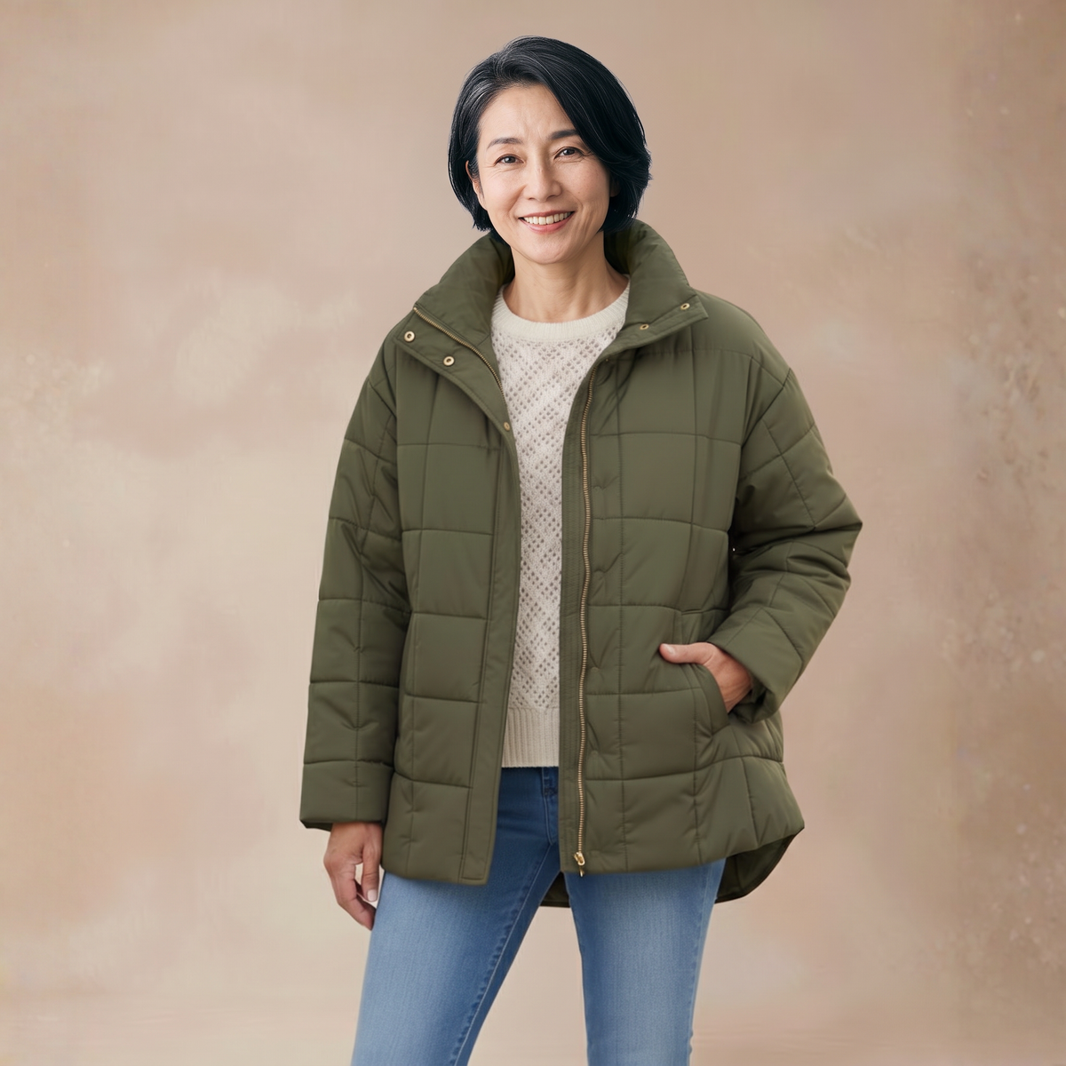 RUTH | QUILTED ZIP JACKET