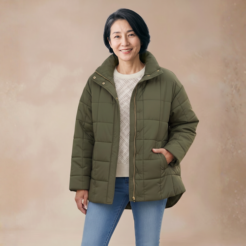 RUTH | QUILTED ZIP JACKET