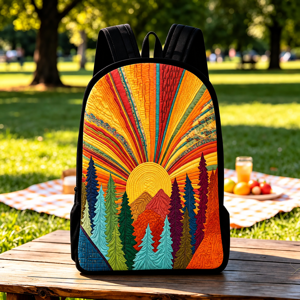 SIERRA | SUNBURST MOUNTAIN FOREST PRINTED BACKPACK