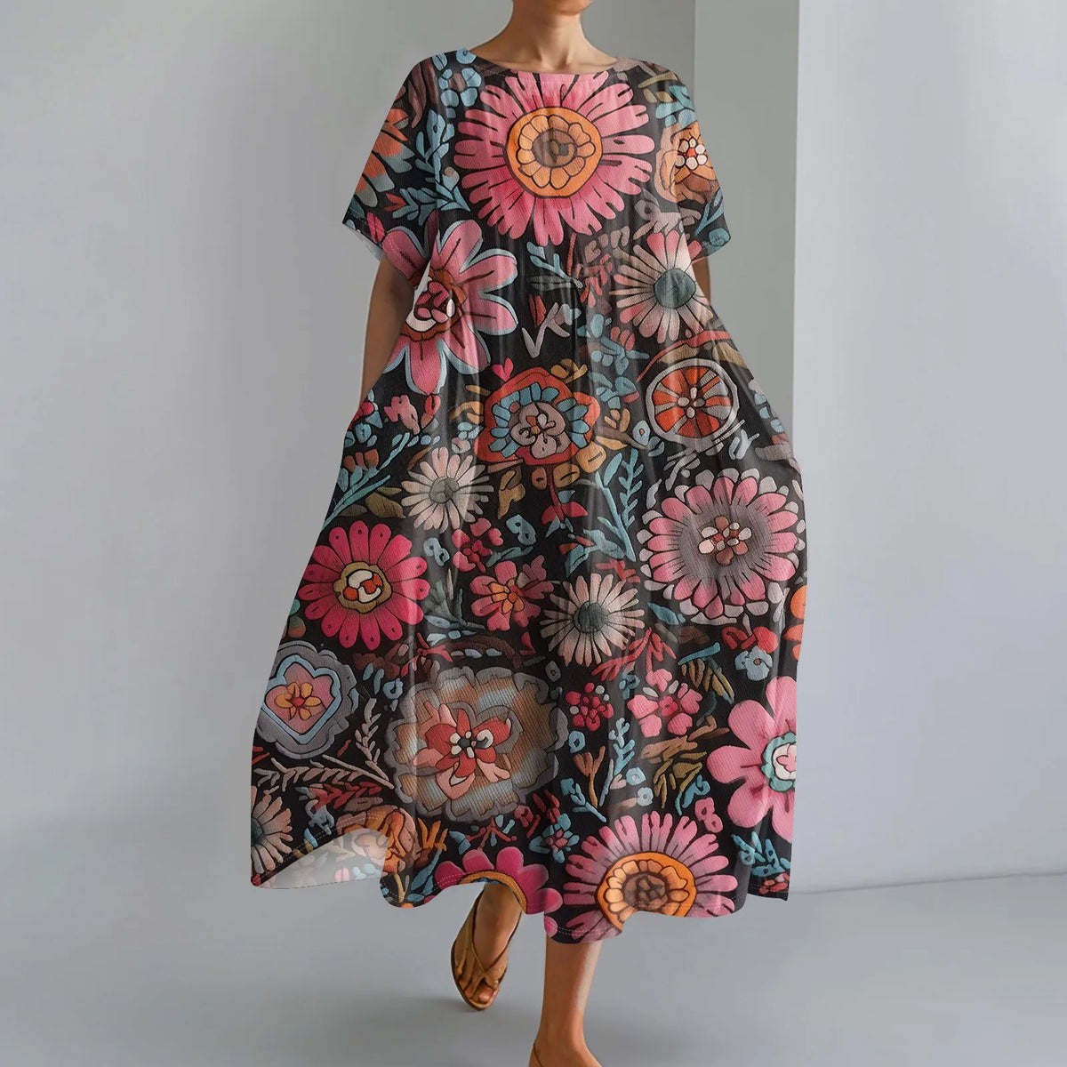 JUTTA | FLORAL PRINT MAXI DRESS