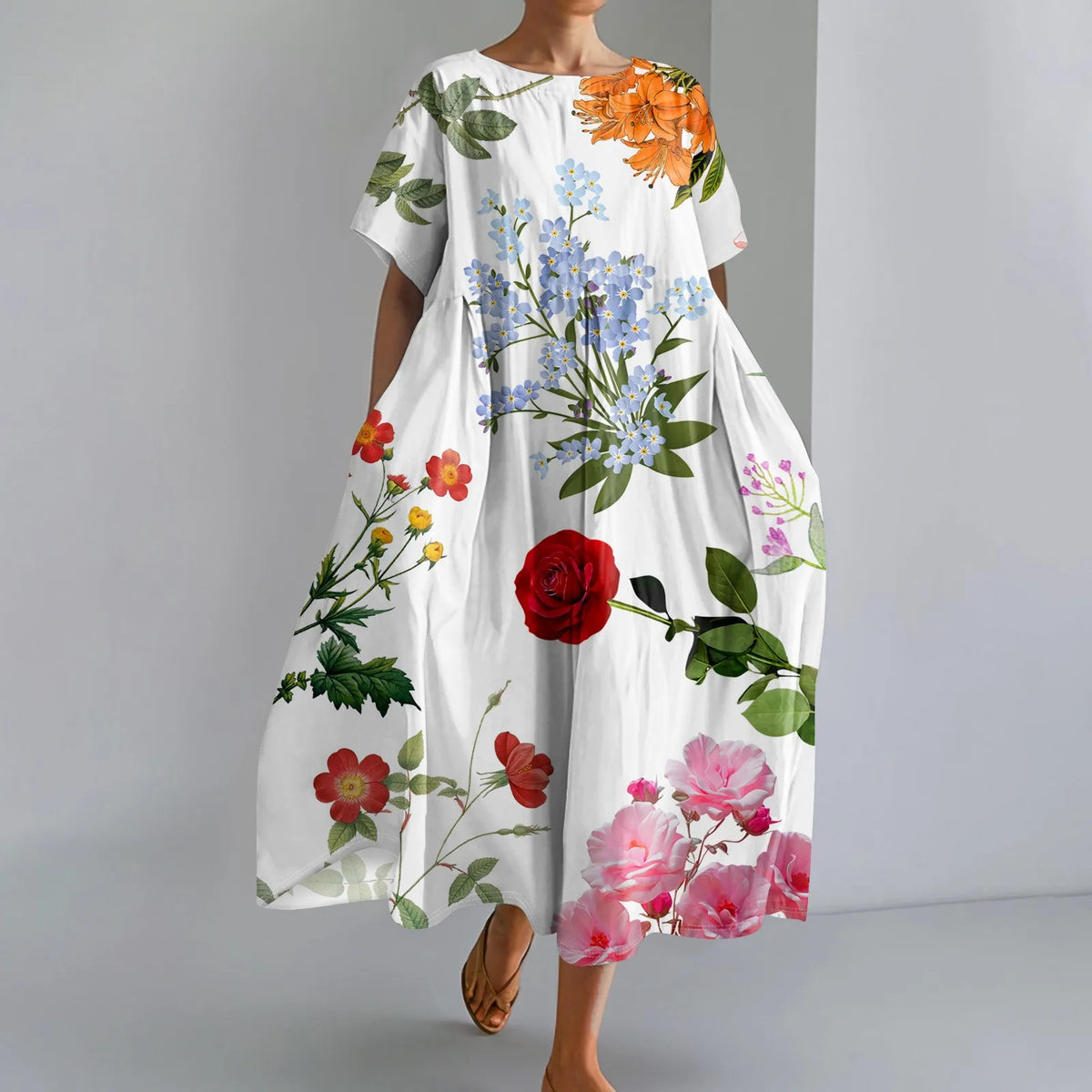 JUTTA | FLORAL PRINT MAXI DRESS