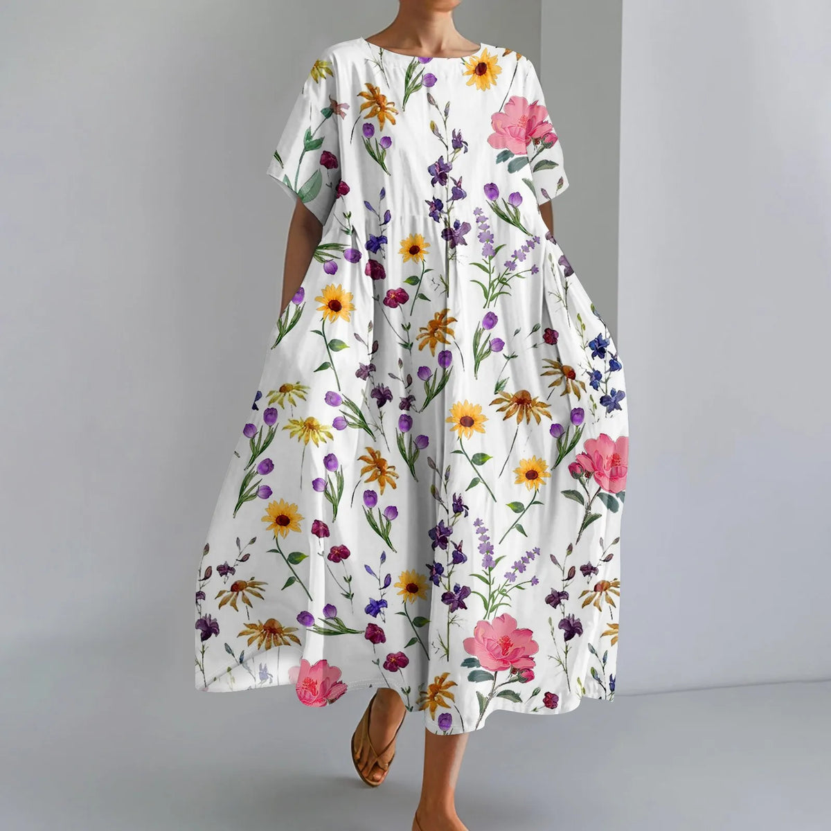 JUTTA | FLORAL PRINT MAXI DRESS