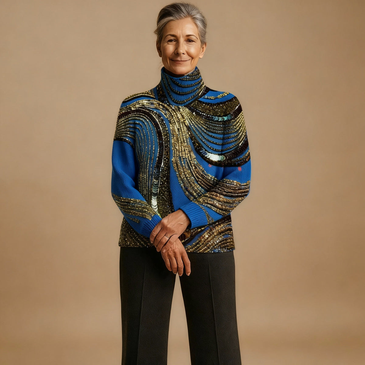 IVY | CHRISTMAS KNIT TURTLENECK JUMPER