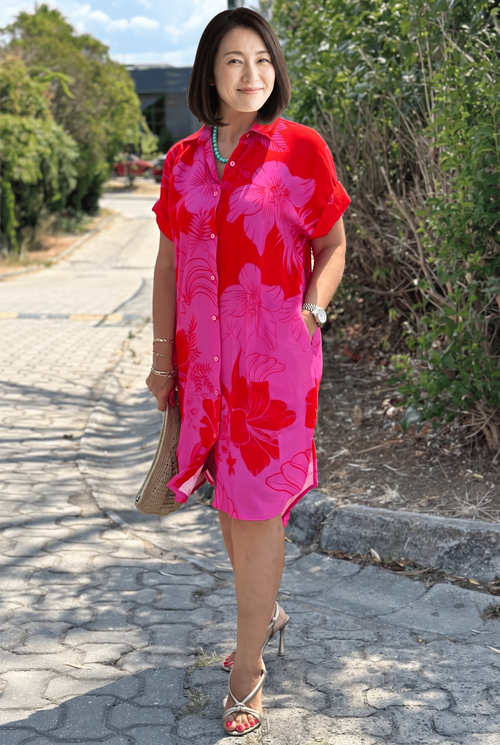 DAPHNE | ELEGANT BUTTON-UP DRESS